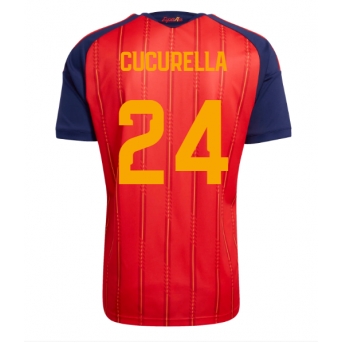 Billige Fotballdrakt Spania Marc Cucurella #24 Replika Hjemmedrakt VM 2026 Kortermet